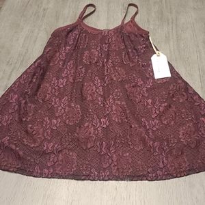 BNWT Small Burgundy Harlow Dress